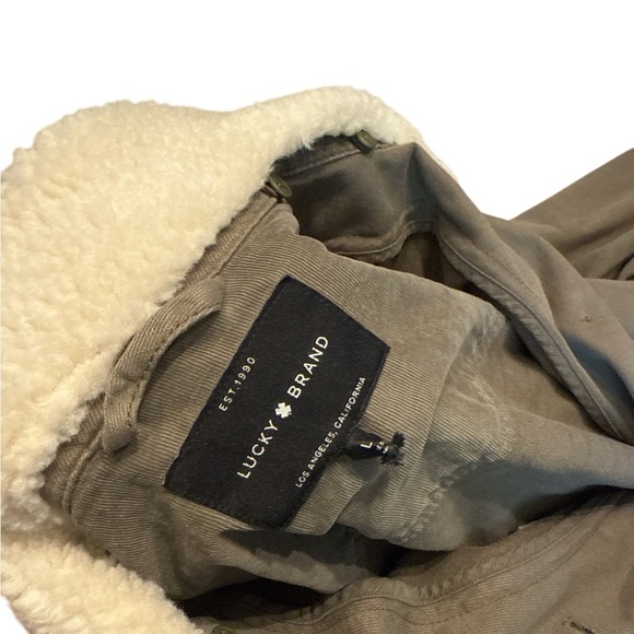 Lucky Brand with Faux Shearling Collar Y2K Inspired - Picture 5 of 6